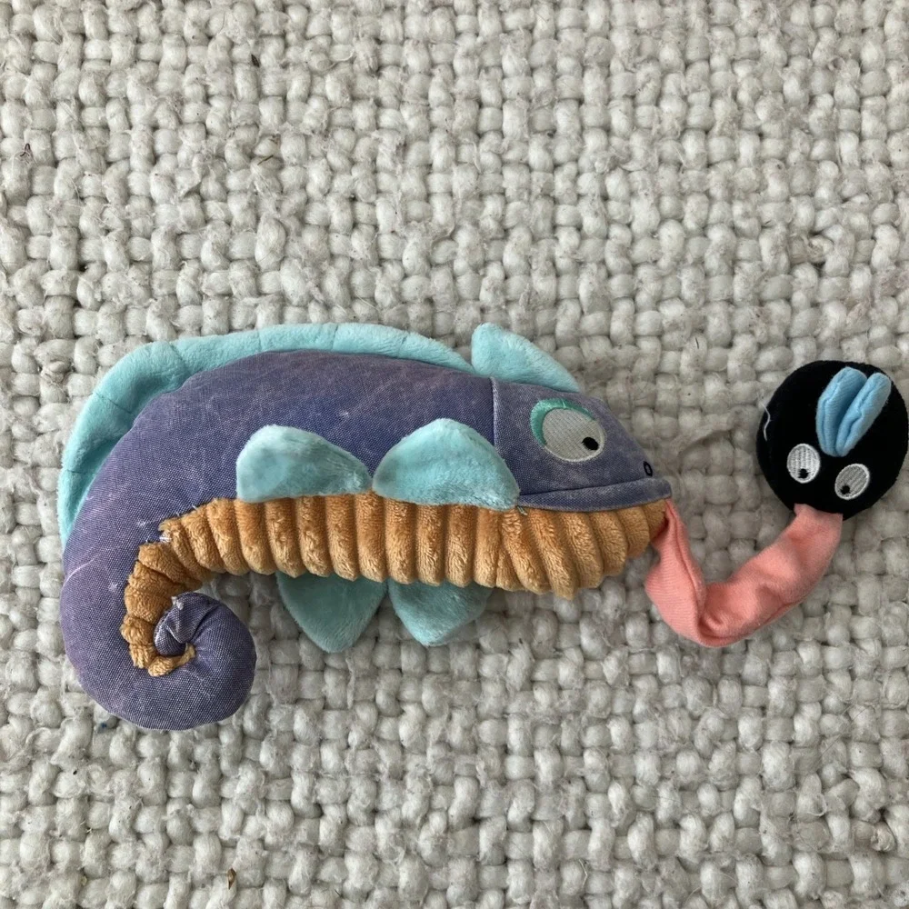 BARK BOX Karla Chameleon Color Changing Dog Toy Secrets of the Rainfurrest